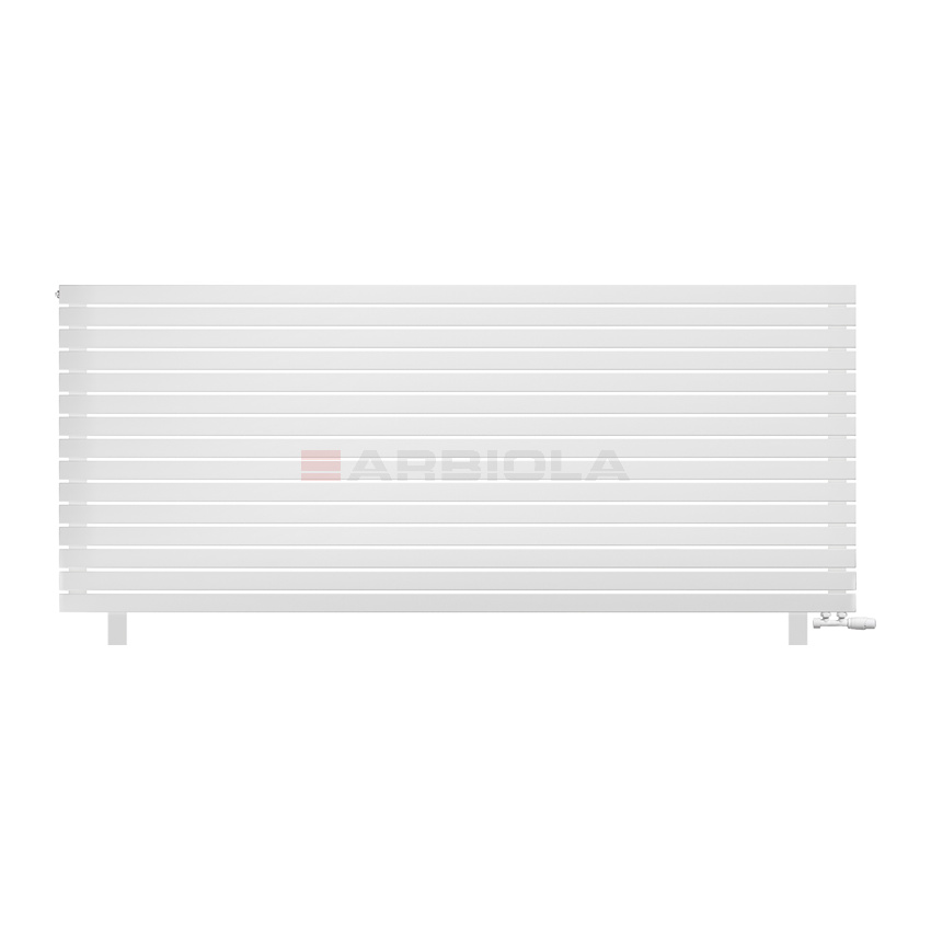 Arbiola Gorizont Liner VZ 2500-36-15 секции белый горизонтальный радиатор c нижним подключением с ножками