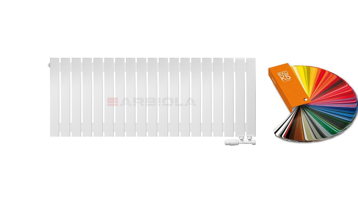 Arbiola Liner V 500-36-19 секции цветной вертикальный радиатор c нижним подключением Arbiola Liner V 500-36-19 секции цветной вертикальный радиатор c нижним подключением
