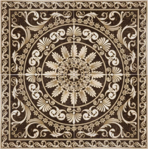 Geotiles,Brescia Roseton Marfil 45x45 декор напольный угловой