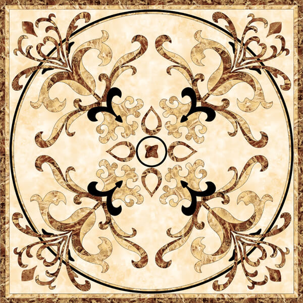 Infinity Ceramic Tiles Ruskin Roseton Beige 120x120 декоративный элемент Infinity Ceramic Tiles Ruskin Roseton Beige 120x120 декоративный элемент