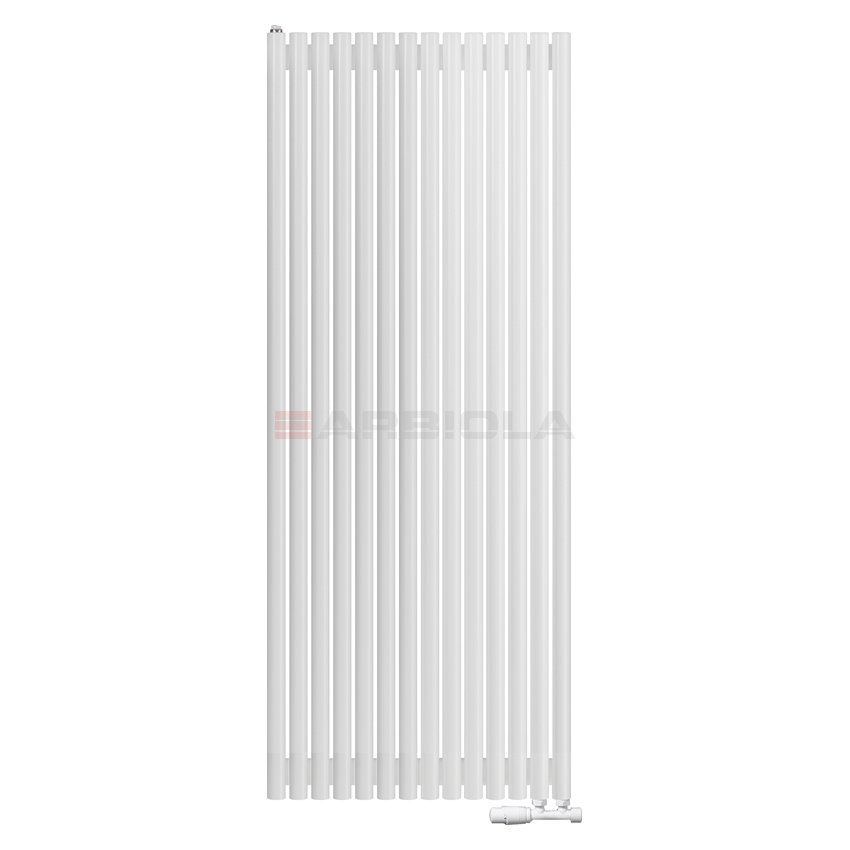 Arbiola Iris 42 V 1500-42-14 секции белый вертикальный радиатор c нижним подключением Arbiola Iris 42 V 1500-42-14 секции белый вертикальный радиатор c нижним подключением