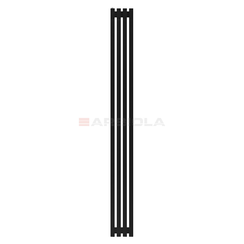  Arbiola Ritmo H 2200-40-04 секции черный вертикальный радиатор c боковым подключением