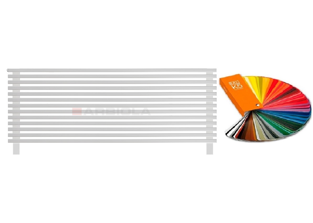Arbiola Gorizont Compact HZ 1750-63-13 секции цветной горизонтальный радиатор c боковым подключением с ножками