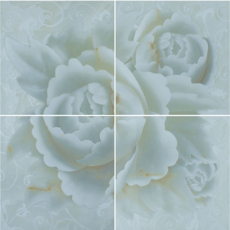 Infinity Ceramic Tiles Sky Roseton Verde 120x120 Декор