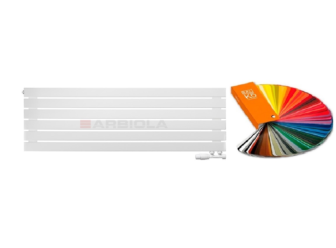Arbiola Gorizont Liner V 1250-36-06 секции цветной горизонтальный радиатор c нижним подключением Arbiola Gorizont Liner V 1250-36-06 секции цветной горизонтальный радиатор c нижним подключением