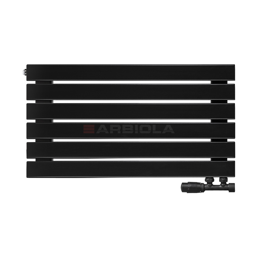 Arbiola Gorizont Liner V 750-36-06 секции черный горизонтальный радиатор c нижним подключением Arbiola Gorizont Liner V 750-36-06 секции черный горизонтальный радиатор c нижним подключением