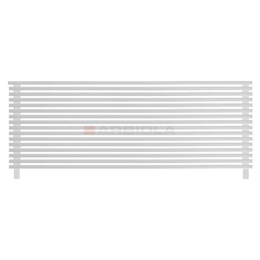 Arbiola Gorizont Compact HZ 2500-63-16 секции белый горизонтальный радиатор c боковым подключением с ножками