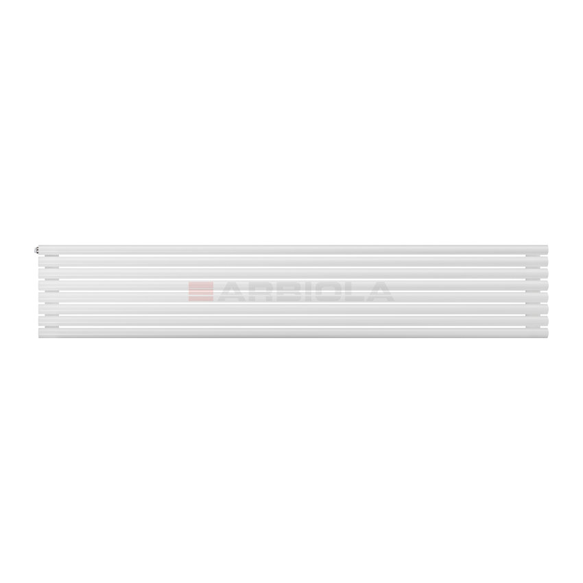 Arbiola Gorizont Iris H 2000-42-08 секции белый горизонтальный радиатор c боковым подключением Arbiola Gorizont Iris H 2000-42-08 секции белый горизонтальный радиатор c боковым подключением