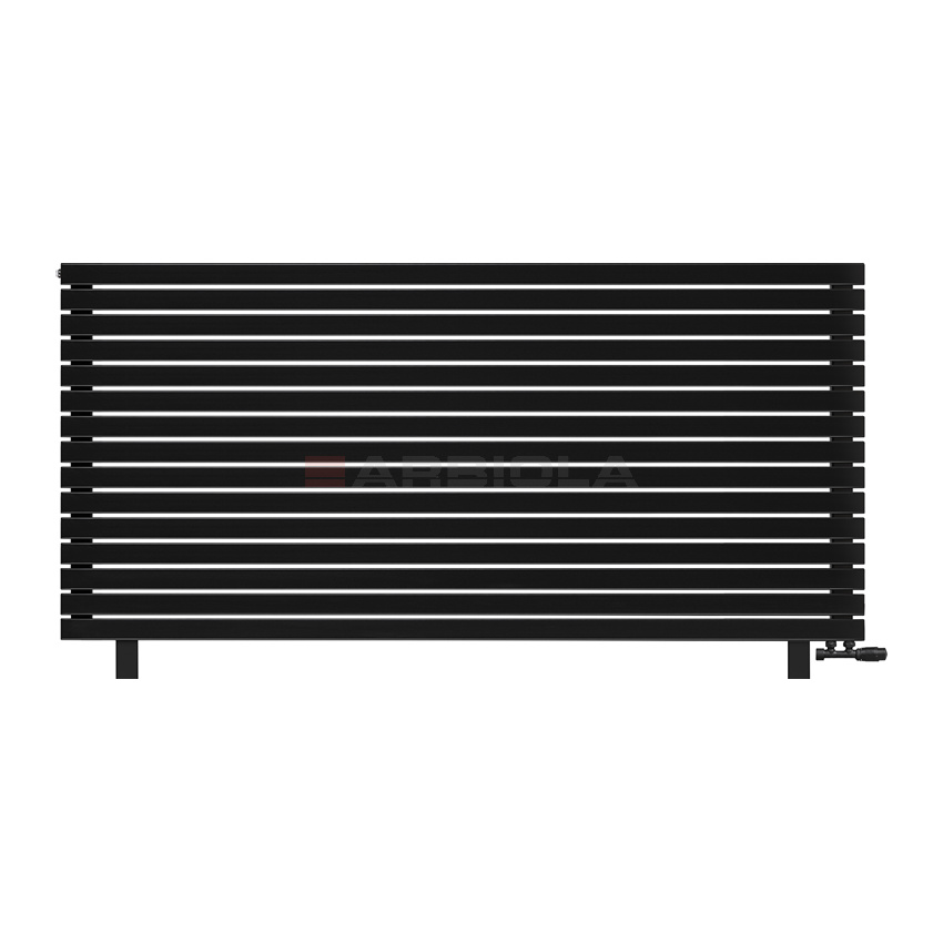 Arbiola Gorizont Liner VZ 2200-36-15 секции черный горизонтальный радиатор c нижним подключением с ножками Arbiola Gorizont Liner VZ 2200-36-15 секции черный горизонтальный радиатор c нижним подключением с ножками