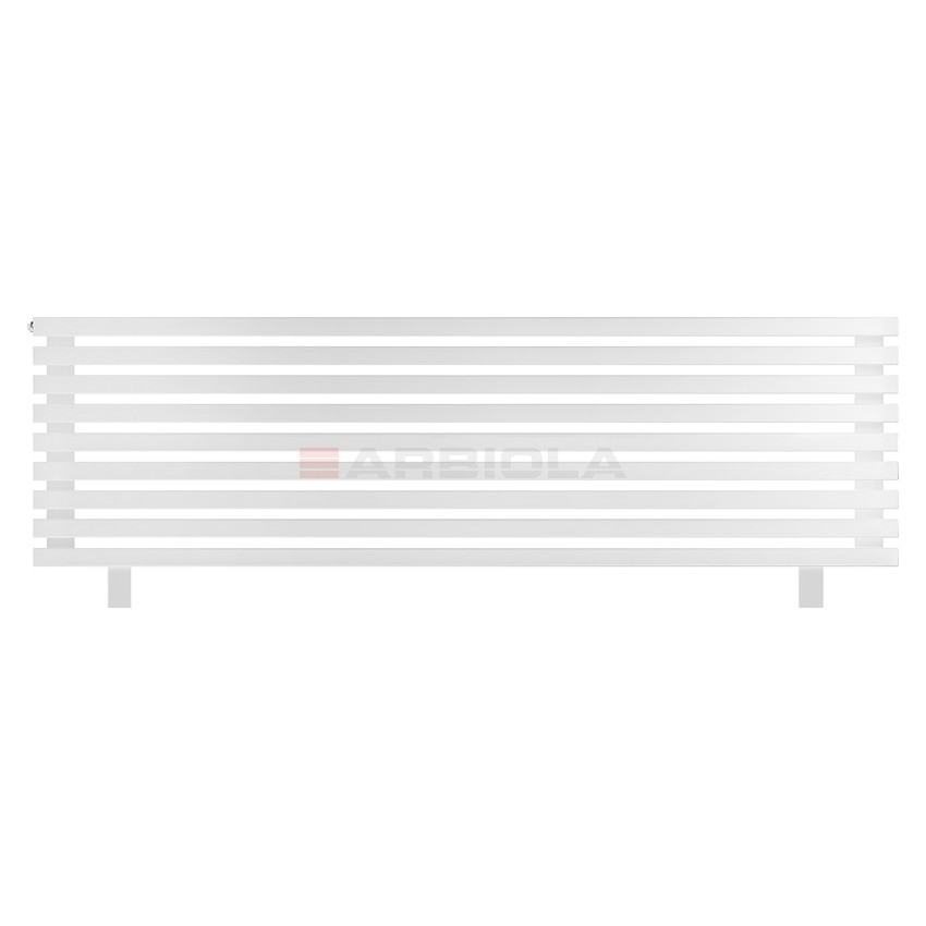Arbiola Gorizont Ritmo HZ 2000-40-09 секций белый горизонтальный радиатор c боковым подключением (на ножках)