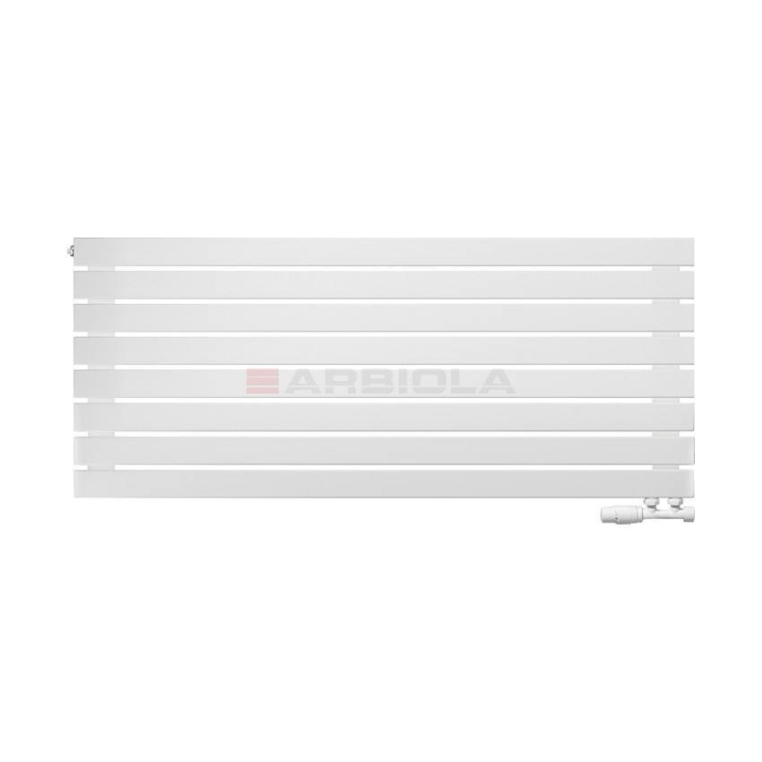 Arbiola Gorizont Liner V 1200-36-08 секции белый горизонтальный радиатор c нижним подключением Arbiola Gorizont Liner V 1200-36-08 секции белый горизонтальный радиатор c нижним подключением