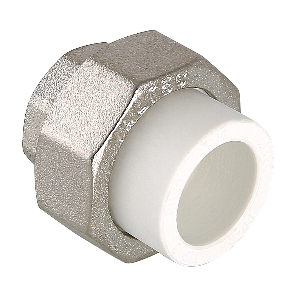 Valtec PPR Муфта 40 х 1 1/2" разъемная с переходом на внутреннюю резьбу Valtec PPR Муфта 40 х 1 1/2" разъемная с переходом на внутреннюю резьбу