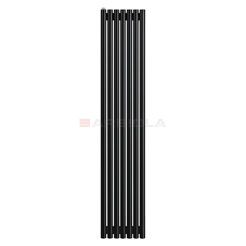 Arbiola Iris 42 H 1750-42-07 секции черный вертикальный радиатор c боковым подключением Arbiola Iris 42 H 1750-42-07 секции черный вертикальный радиатор c боковым подключением