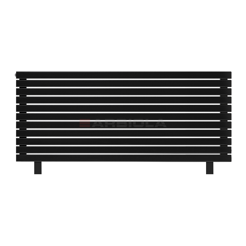 Arbiola Gorizont Liner HZ 1750-36-11 секции черный горизонтальный радиатор c боковым подключением с ножками Arbiola Gorizont Liner HZ 1750-36-11 секции черный горизонтальный радиатор c боковым подключением с ножками