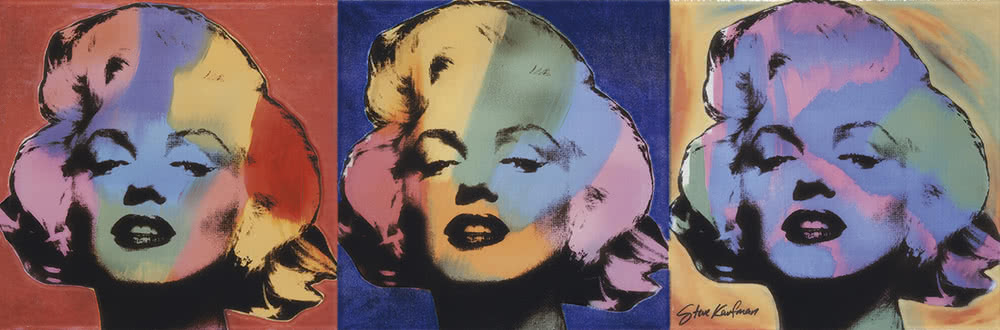 Settecento Steve Kaufman Marilyn A 31,9x96 см Декор Settecento Steve Kaufman Marilyn A 31,9x96 см Декор