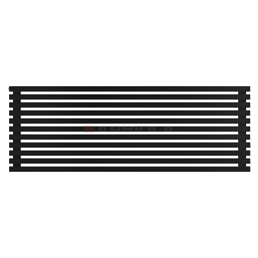 Arbiola Gorizont Ritmo H 1750-40-11 секций чёрный горизонтальный радиатор c боковым подключением Arbiola Gorizont Ritmo H 1750-40-11 секций чёрный горизонтальный радиатор c боковым подключением