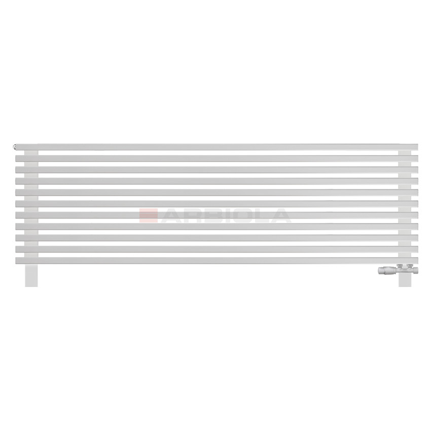 Arbiola Gorizont Compact VZ 1750-63-11 секции белый горизонтальный радиатор c нижним подключением с ножками Arbiola Gorizont Compact VZ 1750-63-11 секции белый горизонтальный радиатор c нижним подключением с ножками