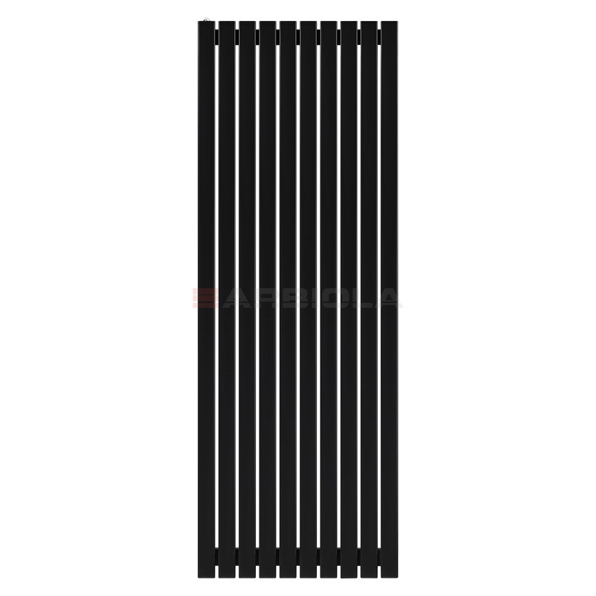 Arbiola Mono H 1800-60-10 секции черный вертикальный радиатор c боковым подключением Arbiola Mono H 1800-60-10 секции черный вертикальный радиатор c боковым подключением