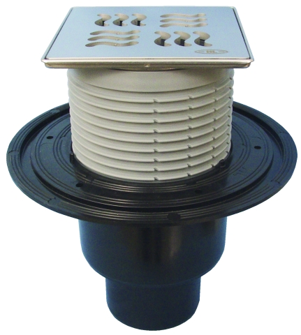 HL 310NPr-3125 Трап с сухим сифоном с решеткой HL3125 клик-клак DN50/75/110