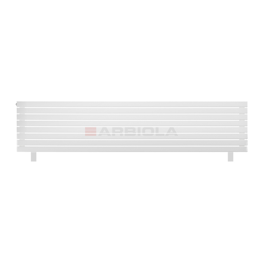 Arbiola Gorizont Liner HZ 2500-63-08 секции белый горизонтальный радиатор c боковым подключением с ножками Arbiola Gorizont Liner HZ 2500-63-08 секции белый горизонтальный радиатор c боковым подключением с ножками