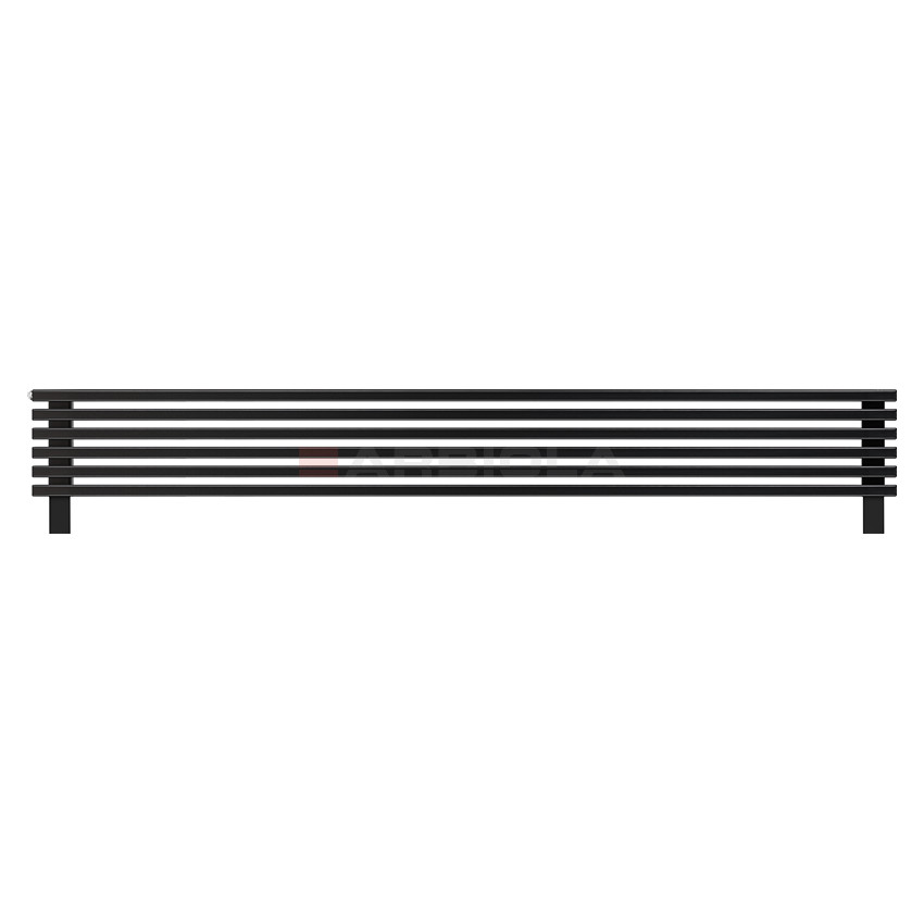 Arbiola Gorizont Compact HZ 2500-63-06 секции черный горизонтальный радиатор c боковым подключением с ножками