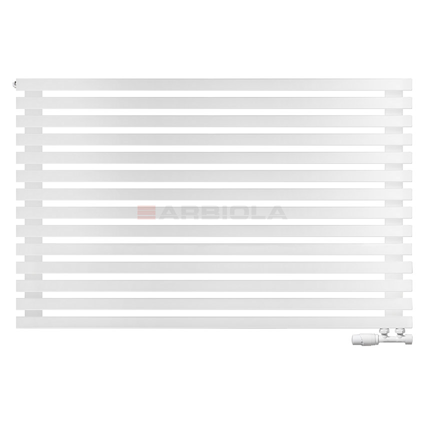 Arbiola Ritmo Gorizont V 1200-40-14 секций белый горизонтальный радиатор c нижним подключением