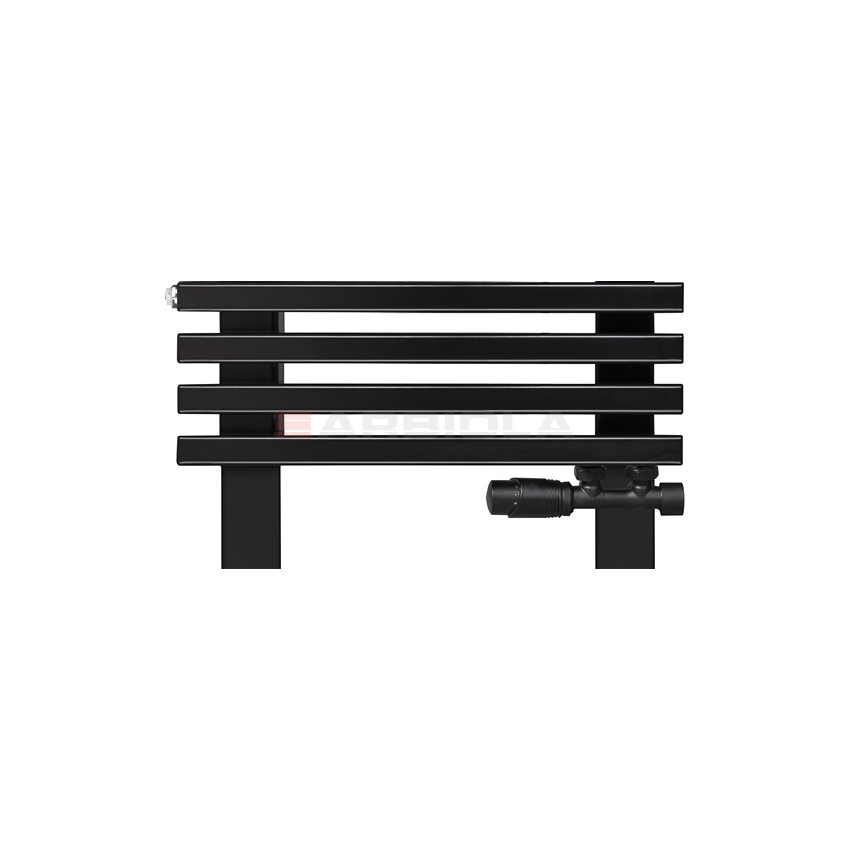 Arbiola Gorizont Compact VZ 500-63-04 секции черный горизонтальный радиатор c нижним подключением с ножками Arbiola Gorizont Compact VZ 500-63-04 секции черный горизонтальный радиатор c нижним подключением с ножками