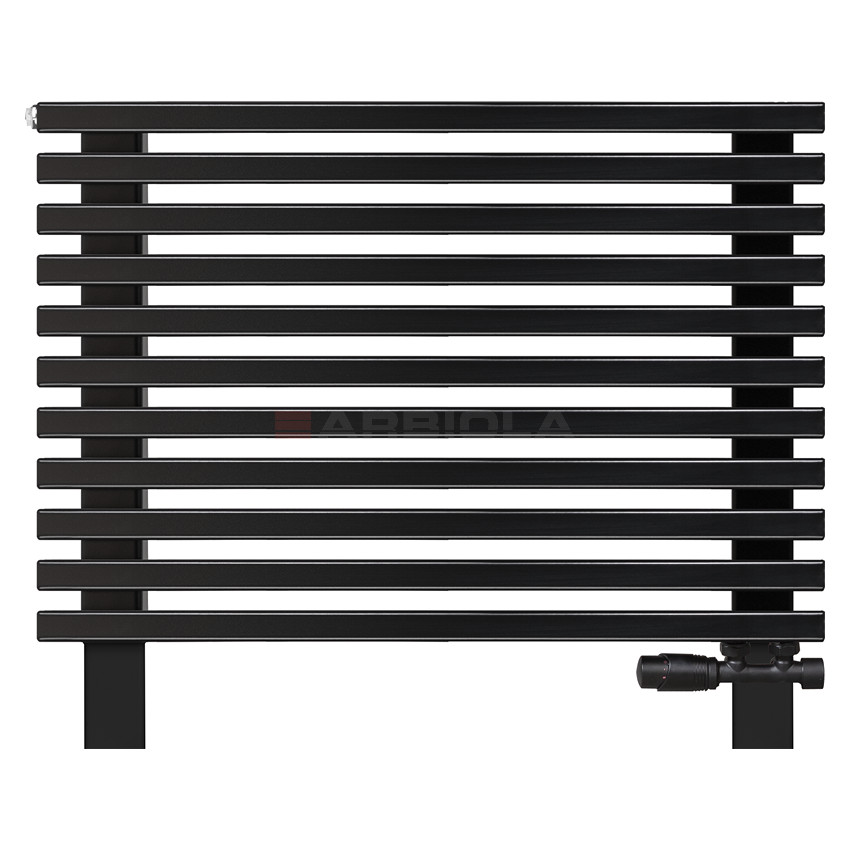 Arbiola Gorizont Compact VZ 1000-63-11 секции черный горизонтальный радиатор c нижним подключением с ножками Arbiola Gorizont Compact VZ 1000-63-11 секции черный горизонтальный радиатор c нижним подключением с ножками