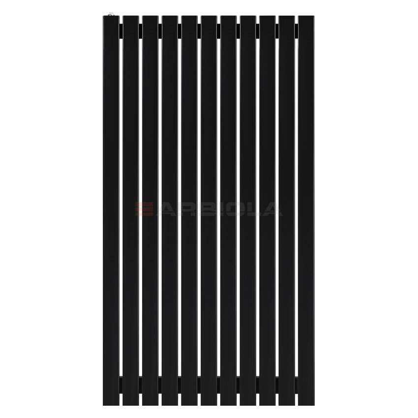 Arbiola Mono H 1000-60-11 секции черный вертикальный радиатор c боковым подключением