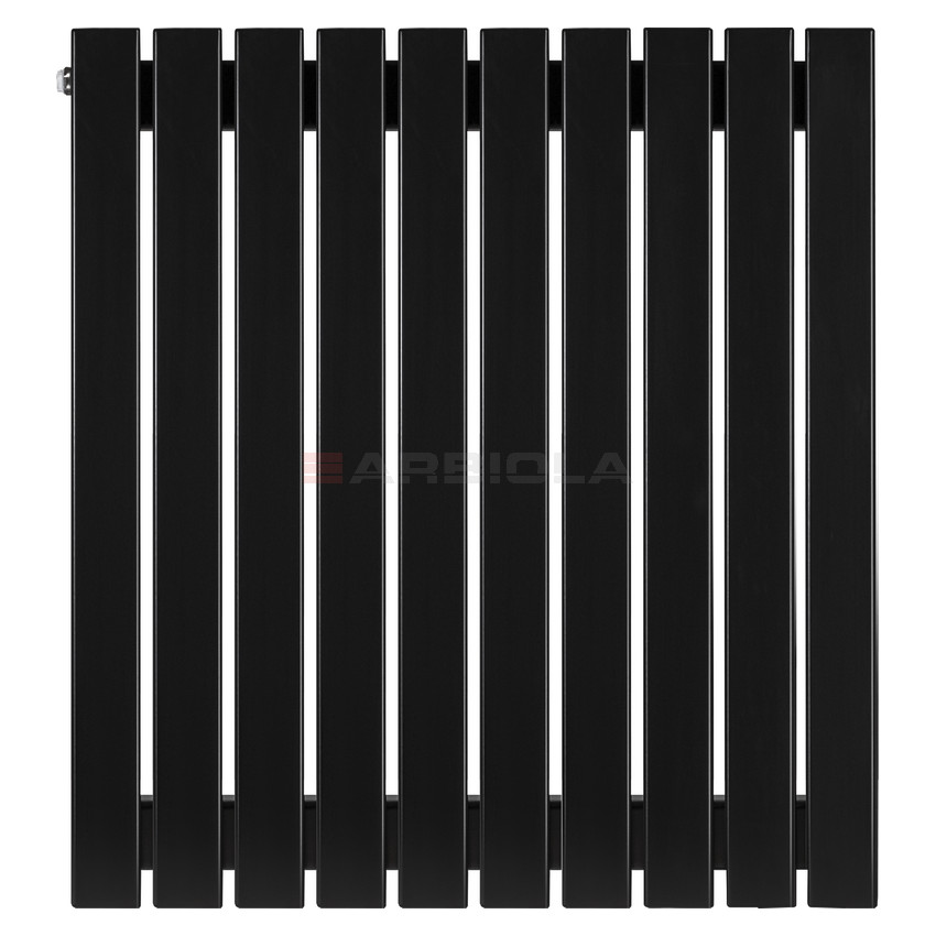 Arbiola Liner H 700-36-10 секции черный вертикальный радиатор c боковым подключением Arbiola Liner H 700-36-10 секции черный вертикальный радиатор c боковым подключением