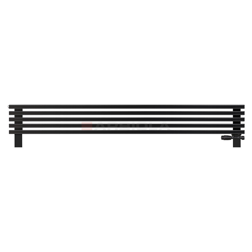 Arbiola Gorizont Compact VZ 1750-63-05 секции черный горизонтальный радиатор c нижним подключением с ножками