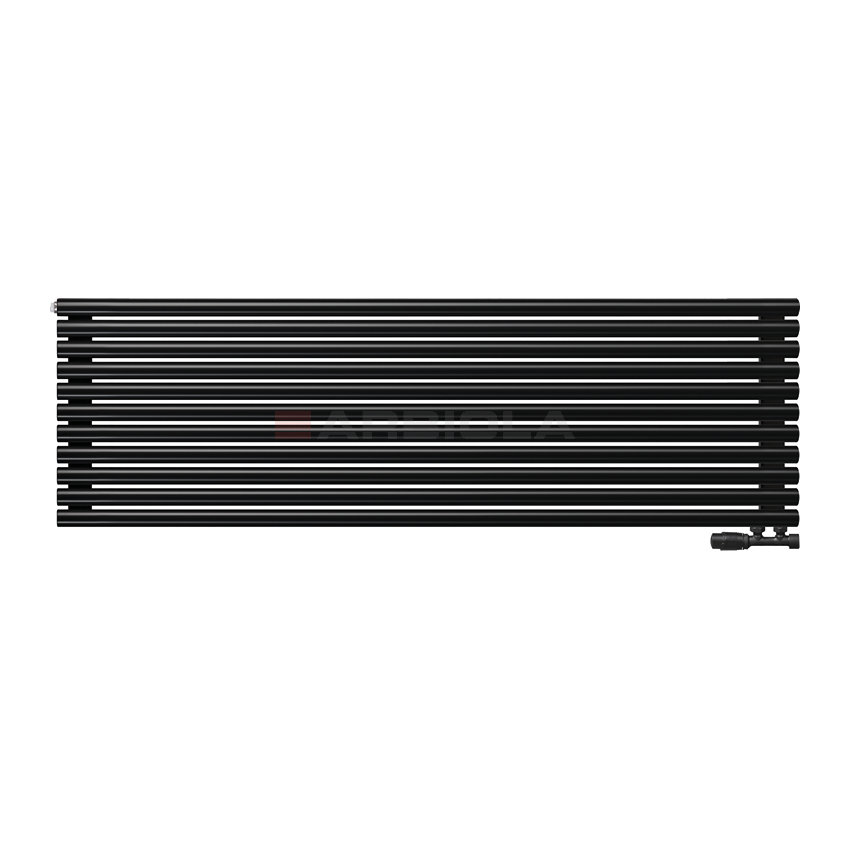Arbiola Gorizont Iris V 1800-42-11 секции черный горизонтальный радиатор c нижним подключением