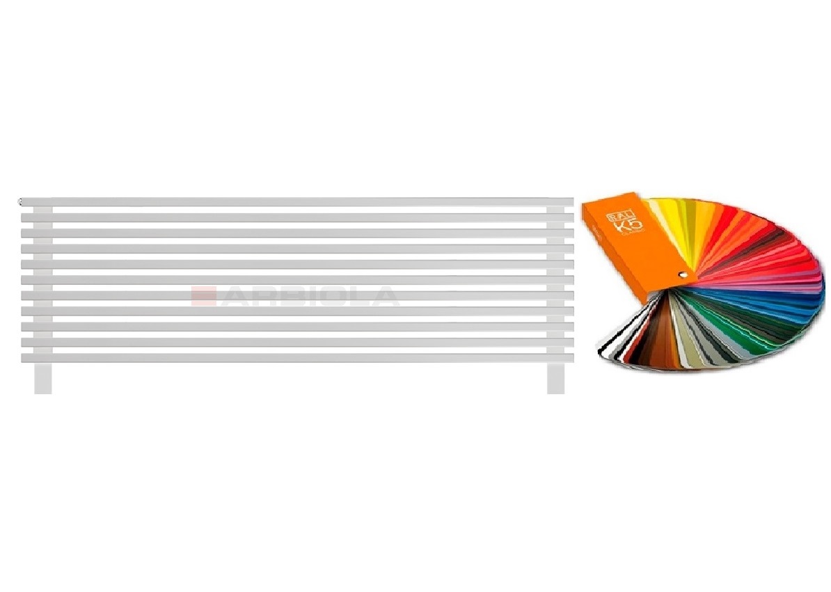 Arbiola Gorizont Compact HZ 1800-63-11 секции цветной горизонтальный радиатор c боковым подключением с ножками
