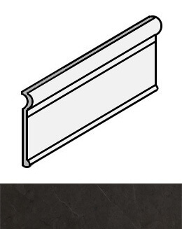 Caesar Anima Zoccolo Graphite 15x30 см бордюр Caesar Anima Zoccolo Graphite 15x30 см бордюр