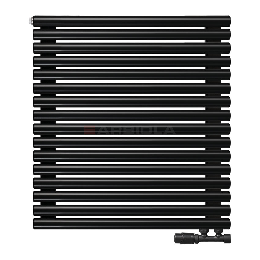 Arbiola Gorizont Iris V 1000-42-16 секции черный горизонтальный радиатор c нижним подключением Arbiola Gorizont Iris V 1000-42-16 секции черный горизонтальный радиатор c нижним подключением