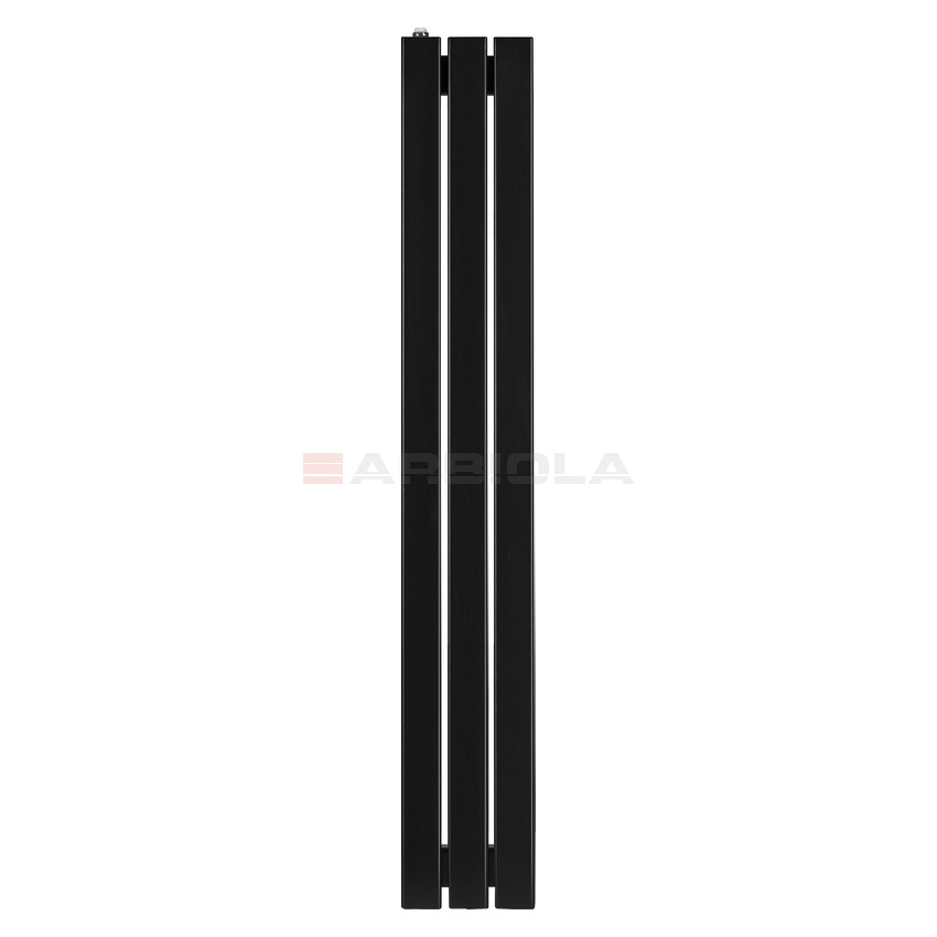 Arbiola Liner H 1250-36-03 секции черный вертикальный радиатор c боковым подключением Arbiola Liner H 1250-36-03 секции черный вертикальный радиатор c боковым подключением
