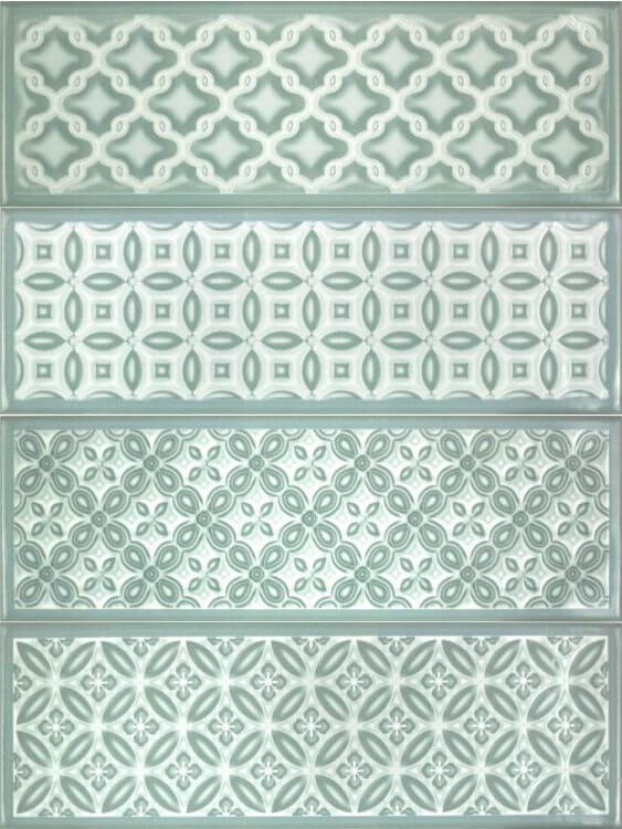 Fabresa Santorini Dark Green 10x30 см настенная плитка Fabresa Santorini Dark Green 10x30 см настенная плитка