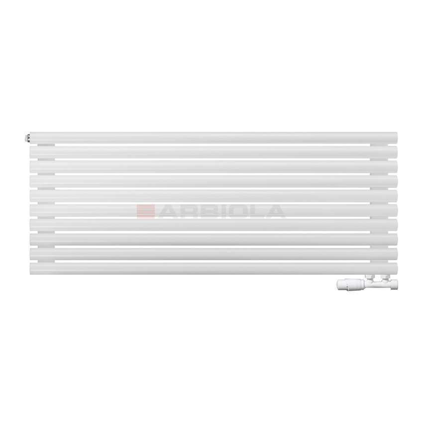 Arbiola Gorizont Iris V 1200-42-10 секции белый горизонтальный радиатор c нижним подключением Arbiola Gorizont Iris V 1200-42-10 секции белый горизонтальный радиатор c нижним подключением