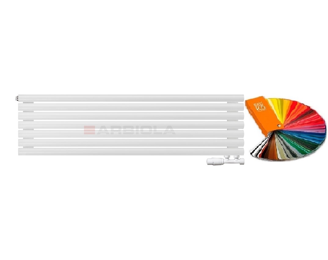 Arbiola Gorizont Iris V 1250-42-07 секции цветной горизонтальный радиатор c нижним подключением Arbiola Gorizont Iris V 1250-42-07 секции цветной горизонтальный радиатор c нижним подключением