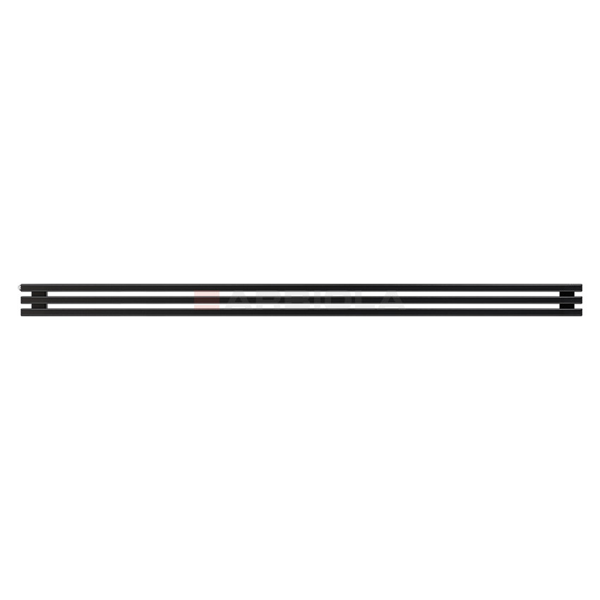 Arbiola Gorizont Compact H 2500-63-03 секции черный горизонтальный радиатор c боковым подключением Arbiola Gorizont Compact H 2500-63-03 секции черный горизонтальный радиатор c боковым подключением