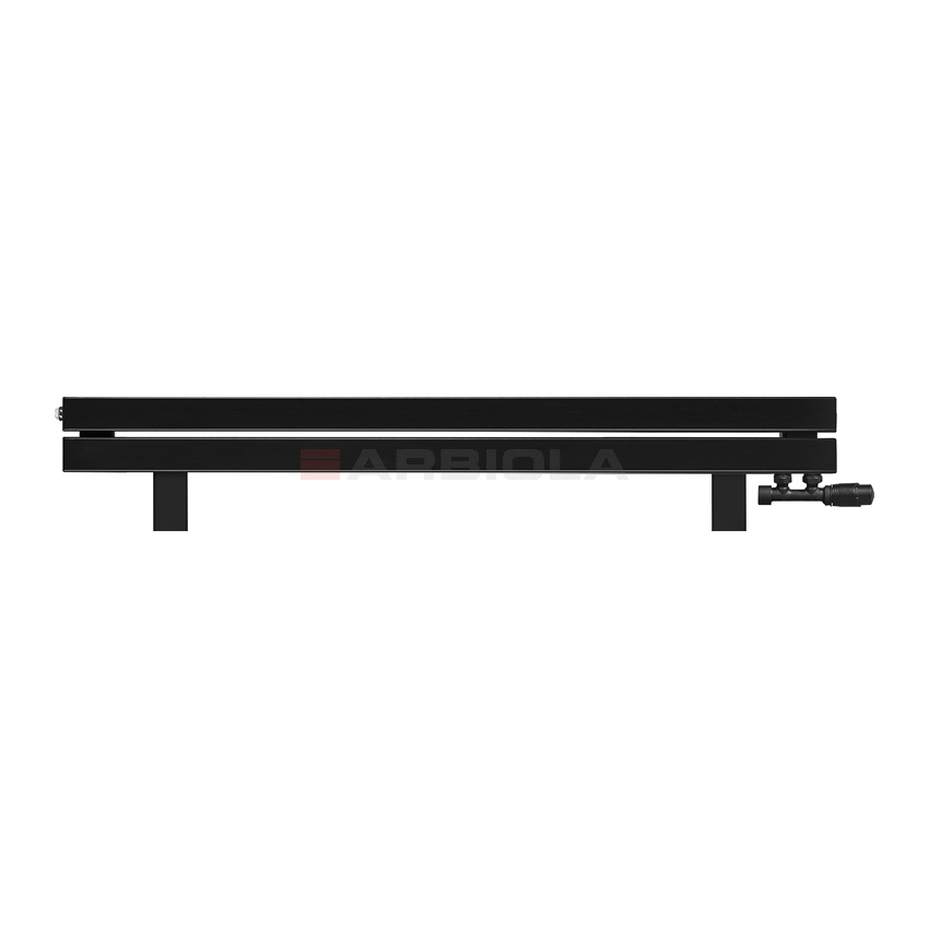 Arbiola Gorizont Liner VZ 1500-36-02 секции черный горизонтальный радиатор c нижним подключением с ножками Arbiola Gorizont Liner VZ 1500-36-02 секции черный горизонтальный радиатор c нижним подключением с ножками