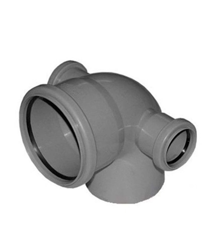 Sinikon Standart Отвод 110 х 50 х 87° с двумя патрубками Sinikon Standart Отвод 110 х 50 х 87° с двумя патрубками