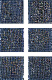 Cerdomus, Kyr. BR 1-6 Ocean Blu ZCJO 15x15 декоративный элемент Cerdomus, Kyr. BR 1-6 Ocean Blu ZCJO 15x15 декоративный элемент