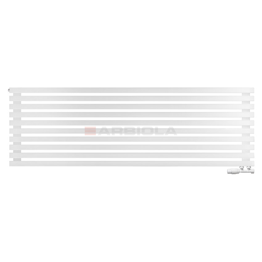 Arbiola Ritmo Gorizont V 1500-40-10 секций белый горизонтальный радиатор c нижним подключением