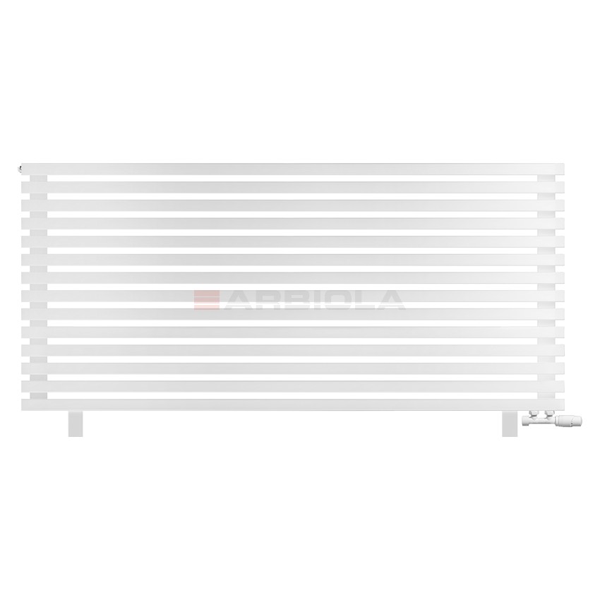 Arbiola Gorizont Ritmo VZ 2000-40-14 секций белый горизонтальный радиатор c нижним подключением (на ножках) Arbiola Gorizont Ritmo VZ 2000-40-14 секций белый горизонтальный радиатор c нижним подключением (на ножках)