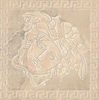 Versace Marble Toz.Medusa Beige Lev 14,4x14,4 см Вставка Versace Marble Toz.Medusa Beige Lev 14,4x14,4 см Вставка