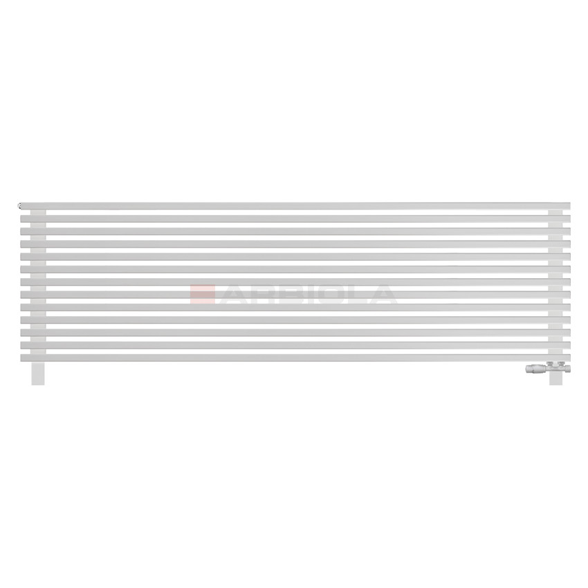 Arbiola Gorizont Compact VZ 2500-63-13 секции белый горизонтальный радиатор c нижним подключением с ножками Arbiola Gorizont Compact VZ 2500-63-13 секции белый горизонтальный радиатор c нижним подключением с ножками