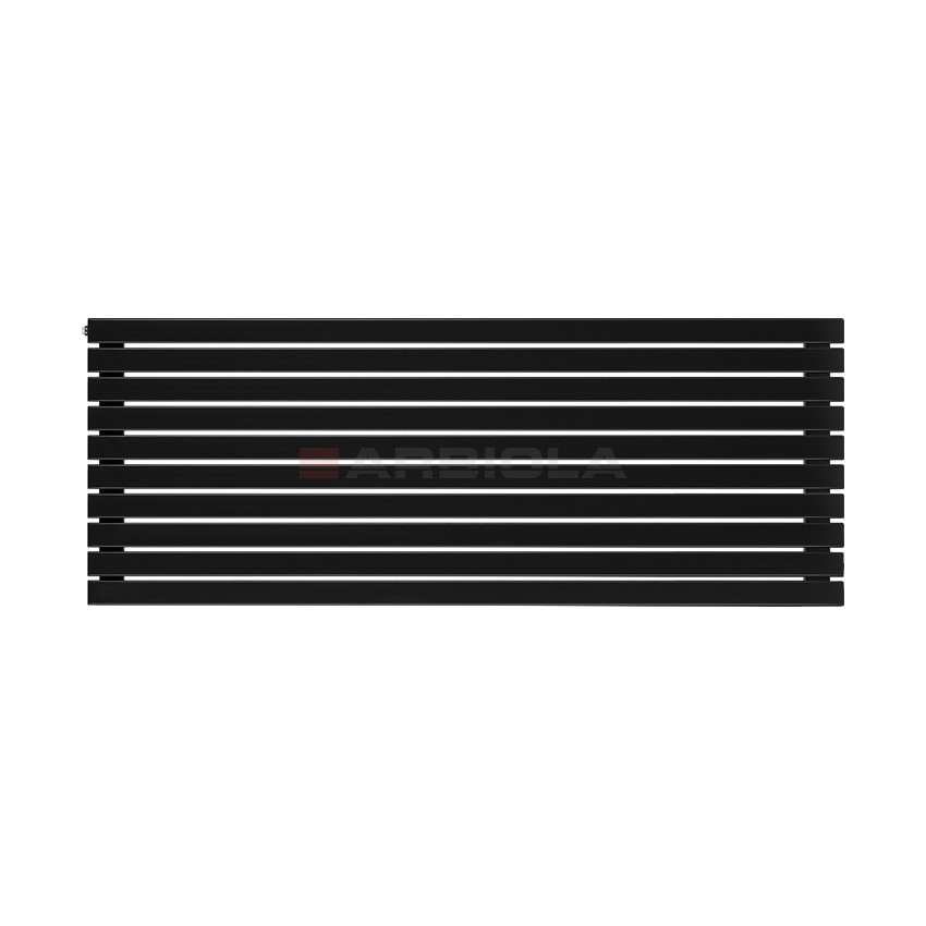 Arbiola Gorizont Liner H 1800-36-10 секции черный горизонтальный радиатор c боковым подключением Arbiola Gorizont Liner H 1800-36-10 секции черный горизонтальный радиатор c боковым подключением