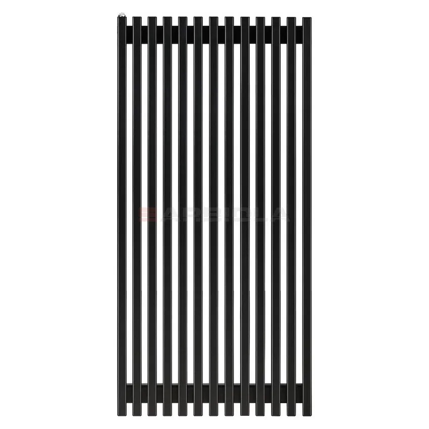 Arbiola Compact H 1000-63-13 секции черный вертикальный радиатор c боковым подключением Arbiola Compact H 1000-63-13 секции черный вертикальный радиатор c боковым подключением