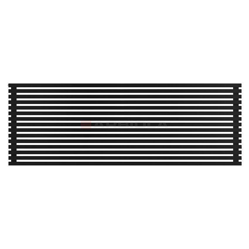 Arbiola Gorizont Ritmo H 2500-40-15 секций чёрный горизонтальный радиатор c боковым подключением Arbiola Gorizont Ritmo H 2500-40-15 секций чёрный горизонтальный радиатор c боковым подключением